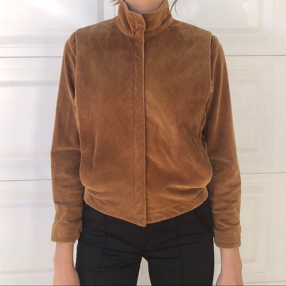 Vintage Jackets & Blazers - VINTAGE corduroy zip jacket